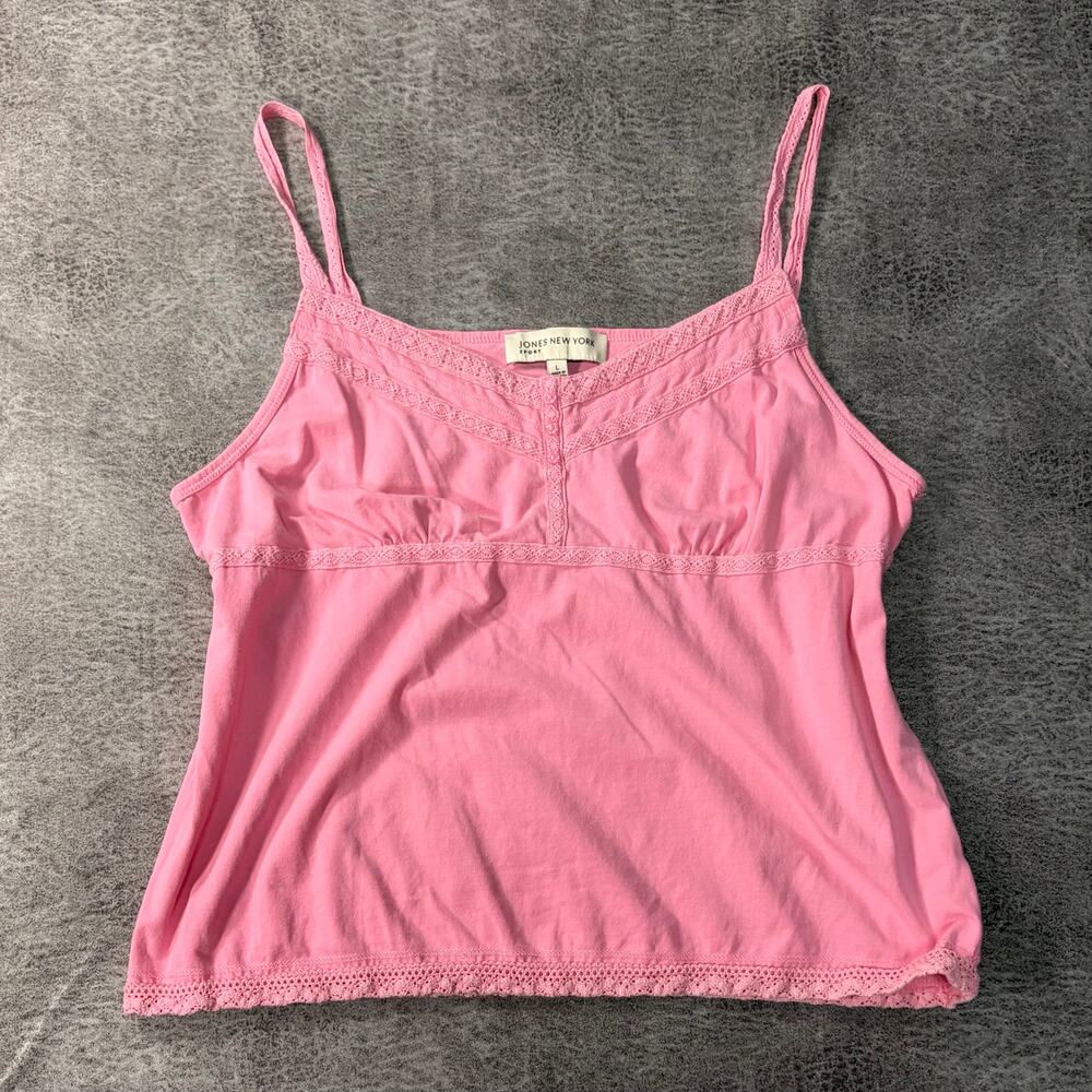 Vintage Jones New York Pink Lace Cami